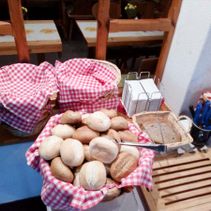 Frühstücksbufett vom Spreewaldhaus Zum See - Pension Baschin in Alt-Schadow in Brandenburg