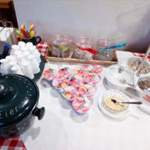Frühstücksbufett vom Spreewaldhaus Zum See - Pension Baschin in Alt-Schadow in Brandenburg